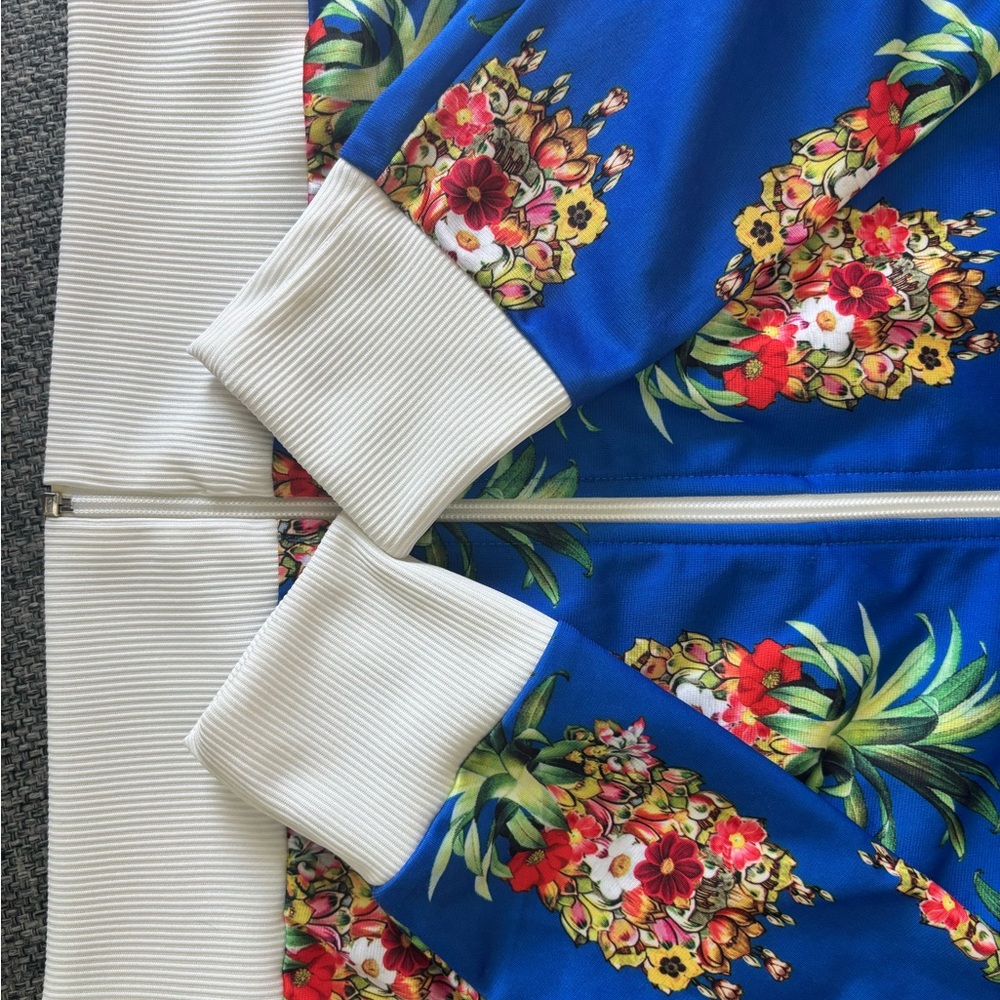 Rare Adidas x Farm Rio Floral Pineapple Track Jacket - Picture 4 of 9